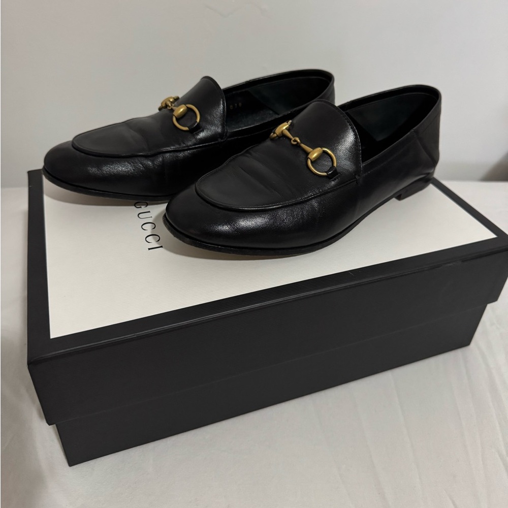 Gucci Brixton Horsebit Convertible Loafer - Black Leather